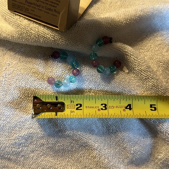 Avon Vintage 1989  Sea Swept Earrings pierced - Picture 5 of 5